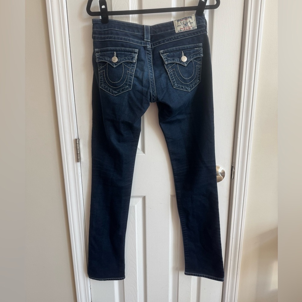 TRUE RELIGION Slim Straight Denim Jeans Size 27